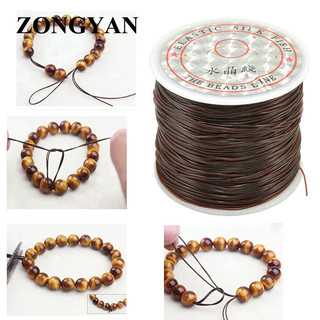 Cuộn dây thun 10m xâu chuỗi hạt pha lê chịu lực mạnh dành cho làm trang sức vòng đeo tay DIY