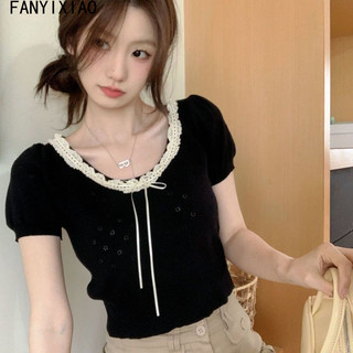 FANYIXIAO áo len cardigan áo khoác cardigan Cổ điển Dễ thương thời trang Minimalist WCS2480KNP 35Z240830