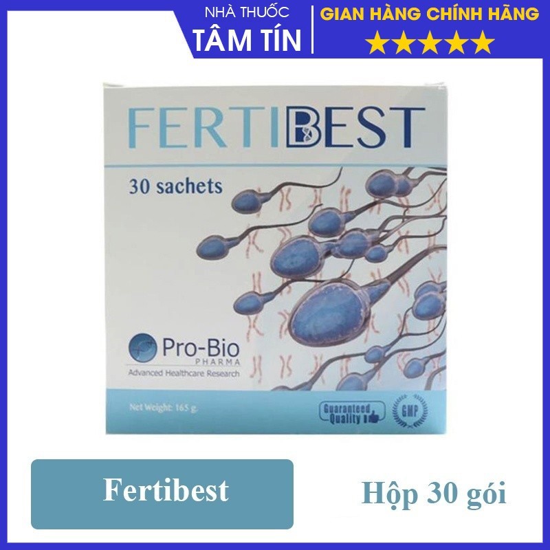 Fertibest hộp 30 gói hỗ trợ sinh sản nam giới