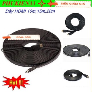 Dây HDMI loại dẹt 10M- 15M- 20M cao cấp