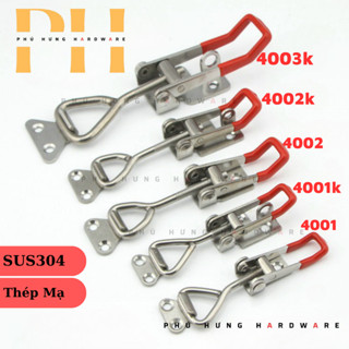 Khóa gài GH-4001, GH-4002, GH-4003 SUS304/ THÉP MẠ