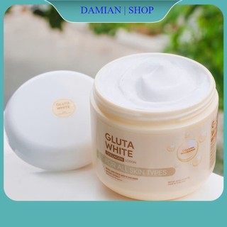 Kem Ủ Trắng Body GLUTA WHITE Trắng Da Body, Mịn Da Hộp To 600gr