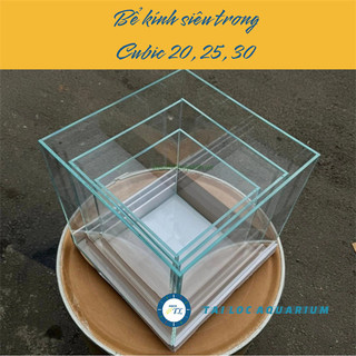  Bể kính siêu trong Cubic 30  30x30x30 cm  : siêu trong siêu nét bể cá cảnh bể thủy sinh 