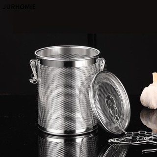 Giỏ đựng gia vị JURHOMIE, Lồng đựng gia vị bằng thép không gỉ, Hộp đựng gia vị nấu tròn may