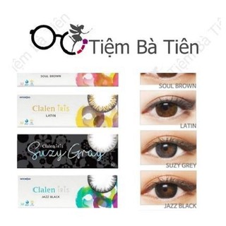 [có 8 màu] Kính áp tròng Hàn Quốc Clalen Iris 1 Ngày [độ -0.00 đến -10.00] TIỆM BÀ TIÊN