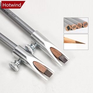Hotwind Bút Lông Mày Công Cụ Mài Hợp Kim Nhôm Microblading Bút Chì Lông Mày Mài Bộ Dụng Cụ Trang Điểm Cho Người Mới Bắt Đầu Cố Định Bút Lông Mày V5X7