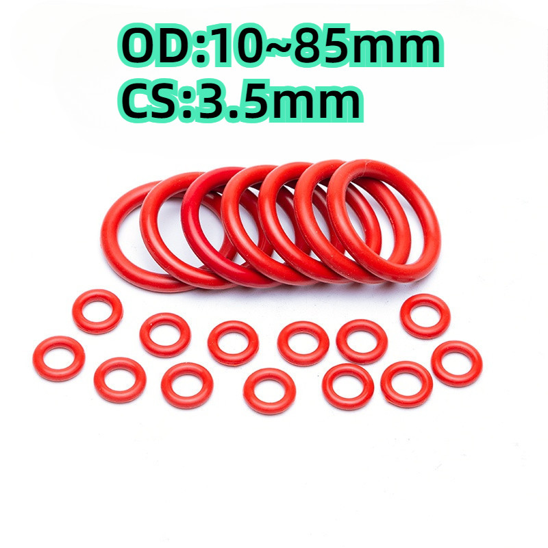 [Zdd] Vòng niêm phong cao su Vòng chữ O VCM Silicone O-Ring OD10-85mm * cs3.5mm Miếng đệm chịu nhiệt