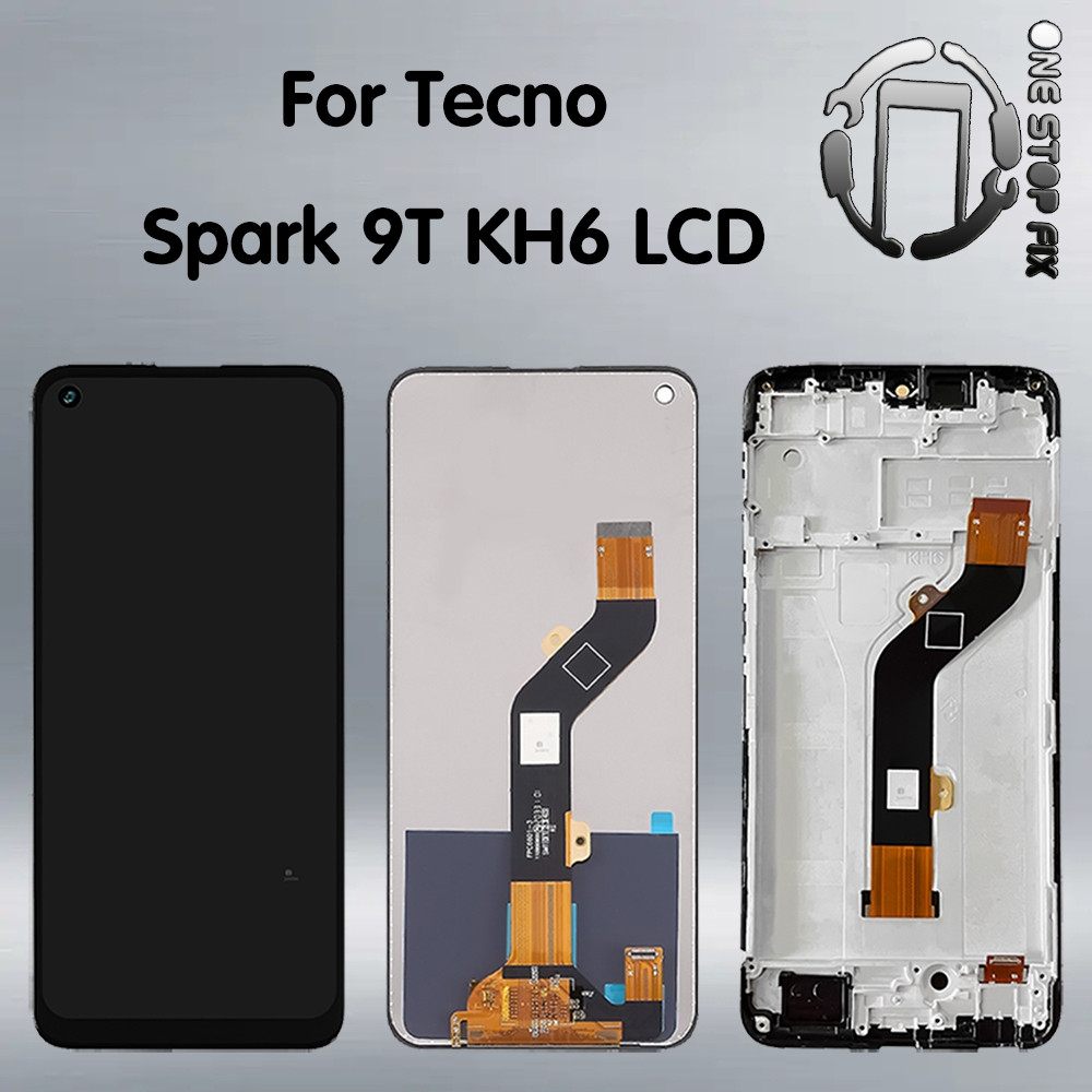 Dành Cho Tecno Spark 9T KH6 Màn Hình LCD Bộ Số Hóa Cảm Ứng Lắp Ráp Sửa Chữa Các Bộ Phận Thay Thế