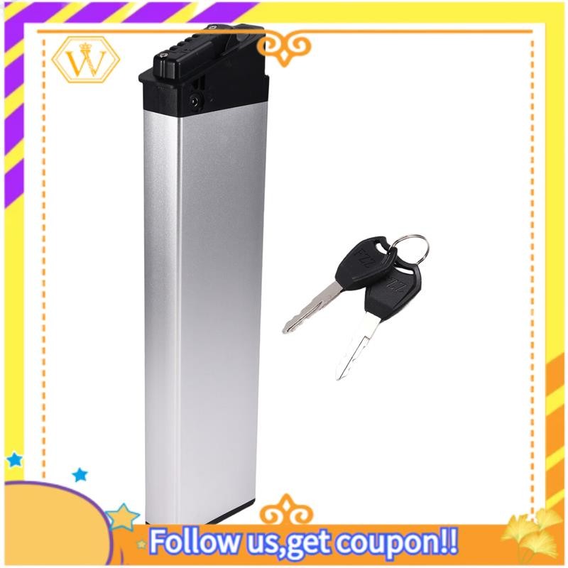 [W] 36V 48V Xe Đạp Điện Xe Đạp Hộp Pin Lithium Gấp Xe Đạp Biển Pin Vỏ Hợp Kim Nhôm Chỉ