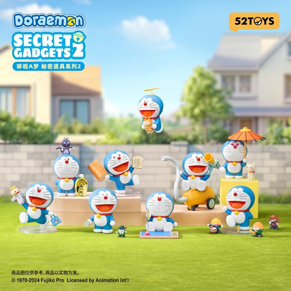 Blind Box Doraemon Magic Gadgets 2 52TOYS Chính Hãng, Hộp Mù Mô Hình Doraemon Figure Toy Clever Box