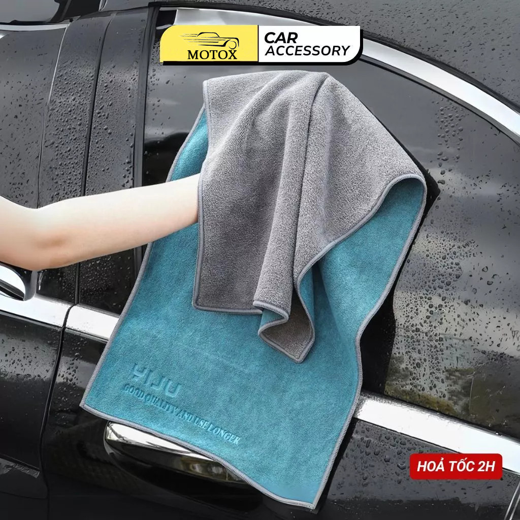 Khăn lau ô tô Microfiber loại dày cao cấp
