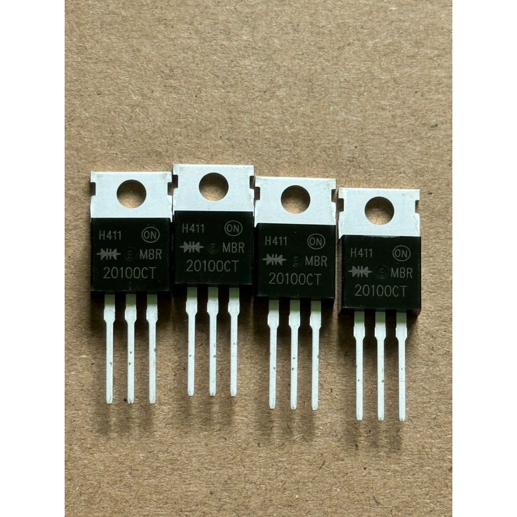MBR20100 Là Rào cản Schottky (Diode Schottky) Với dòng điện 20A và điện áp 100V.