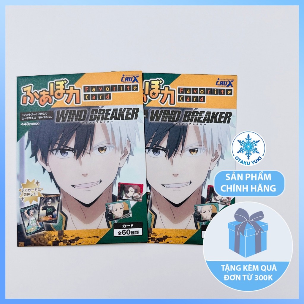 Gói Thẻ Pack Card Wind Breaker Favorite Card (CRUX)