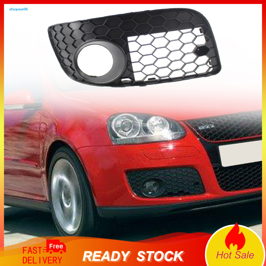 PEMG cho Golf 5-GTI 05-09 Vỏ đèn sương mù màu đen chống mài mòn