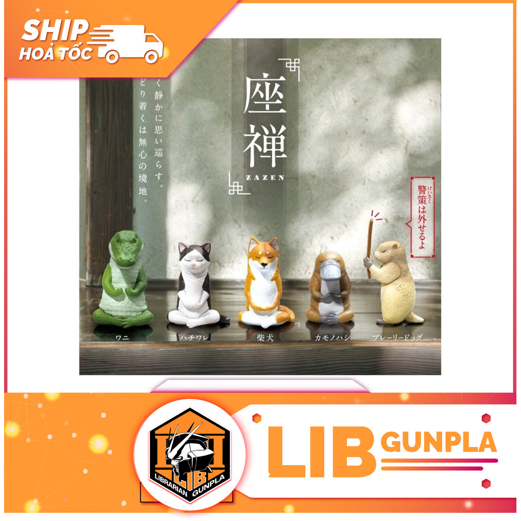   Hộp lẻ - Mẫu ngẫu nhiên  Mô hình Art Toy minimature Yell - Blind Box - Zazen 