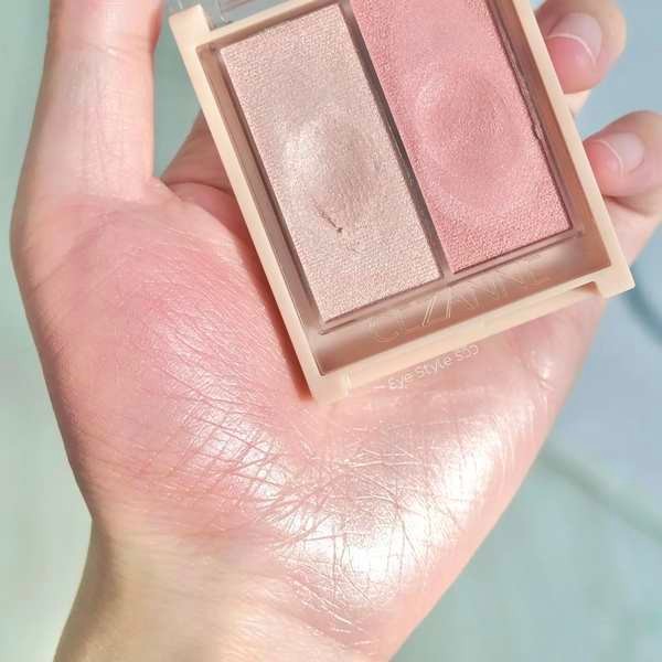 Nhật Bản Cezanne Cezanne Cezanne Hai Màu Nguyên Blush Highlighter Phấn Mắt Tất Cả Trong Một Bảng 01 