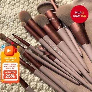 Bộ cọ trang điểm 13 chiếc, bộ sơn mắt siêu mềm đầy đủ, giá cả phải chăng, di động và nhỏ, Bộ cọ trang điểm thân thiện với du lịch, bộ cọ trang điểm hoàn chỉnh, cọ phấn mắt, cọ má hồng
