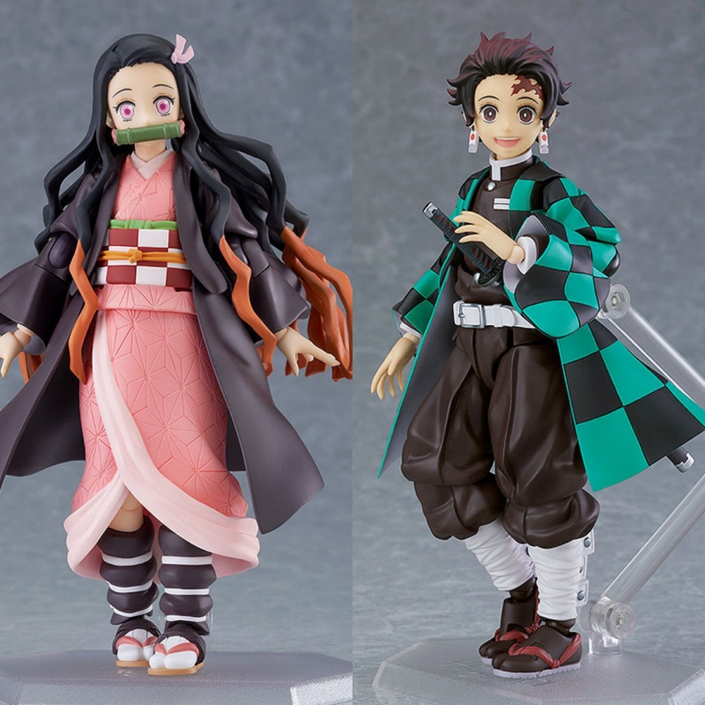 Demon Slayer Figma DX-498#炭治郎 508 Nezuko Deluxe Edition Đồ trang trí mô hình hình di chuyển được
