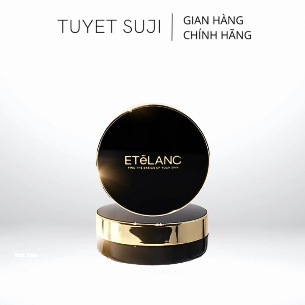 MẪU MỚI-(2 Lõi) Cushion ETELANC Kèm Lõi SPF 50+ / PA+++ Tone 21 Không Lem Không Dính