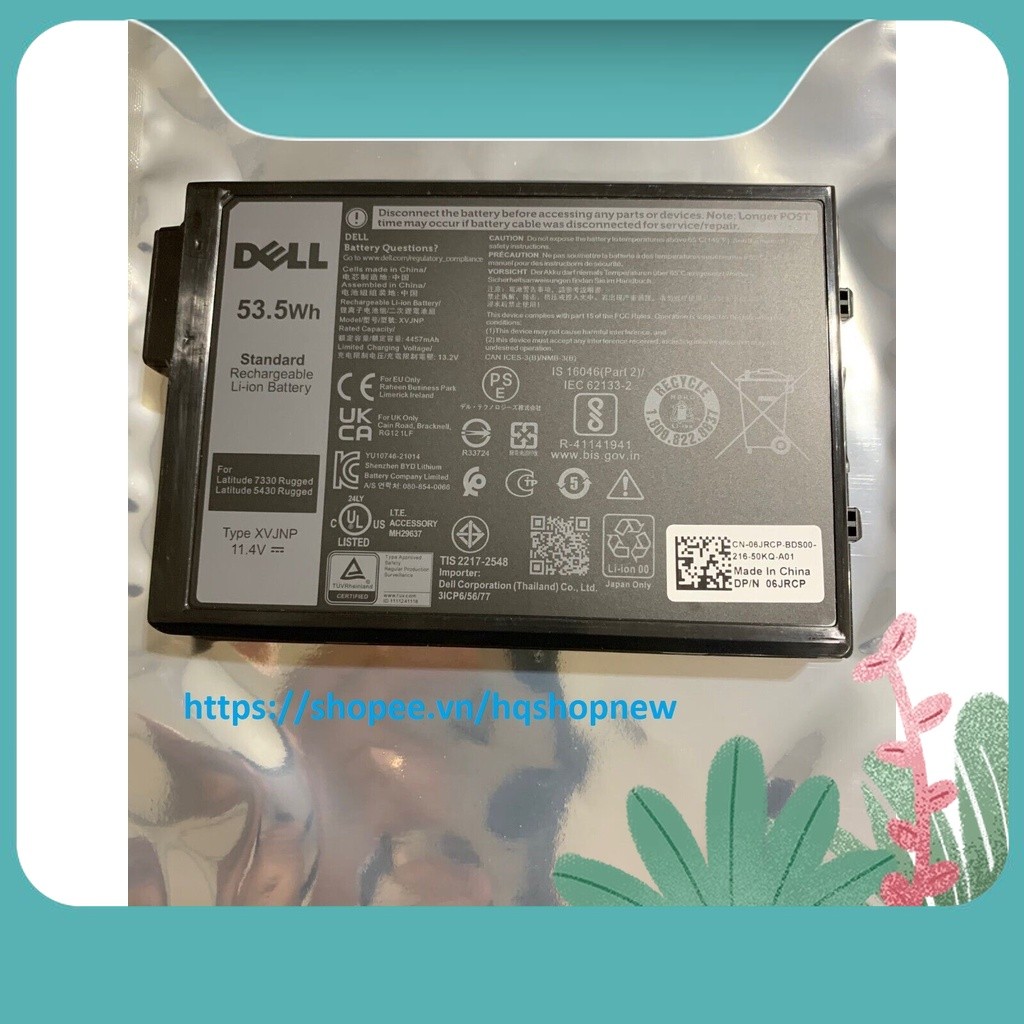 ⚡️ Pin  Dell Latitude Rugged 5430 5420 5424 7424 7330 XVJNP 6JRCP 7WNW1