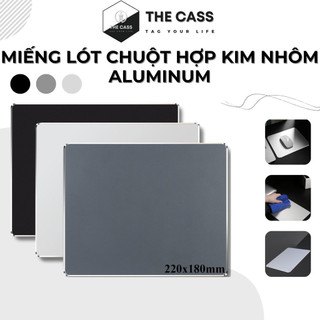 Miếng lót chuột aluminum hợp kim nhôm nguyên khối cao cấp - bàn di chuột hợp kim nhôm
