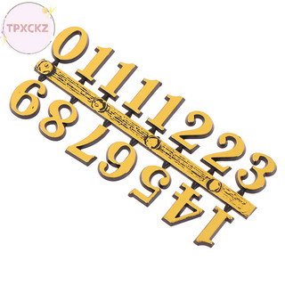 Tpxckz 1 bộ phụ kiện đồng hồ số ả rập để sửa chữa mặt số đồng hồ diy đồng hồ vn