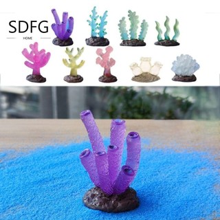 SDFG San Hô Nhựa Phát Quang Trang Trí Phong Cảnh