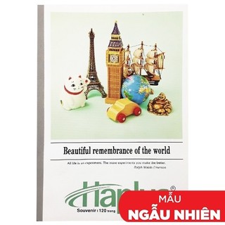 Vở souvenir kẻ ngang 120 trang đl 58-60g/m2 - haplus 5754