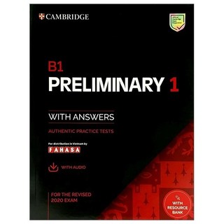 B1 Preliminary 1 Student's Book With Answers With Audio Fahasa Reprint Edition