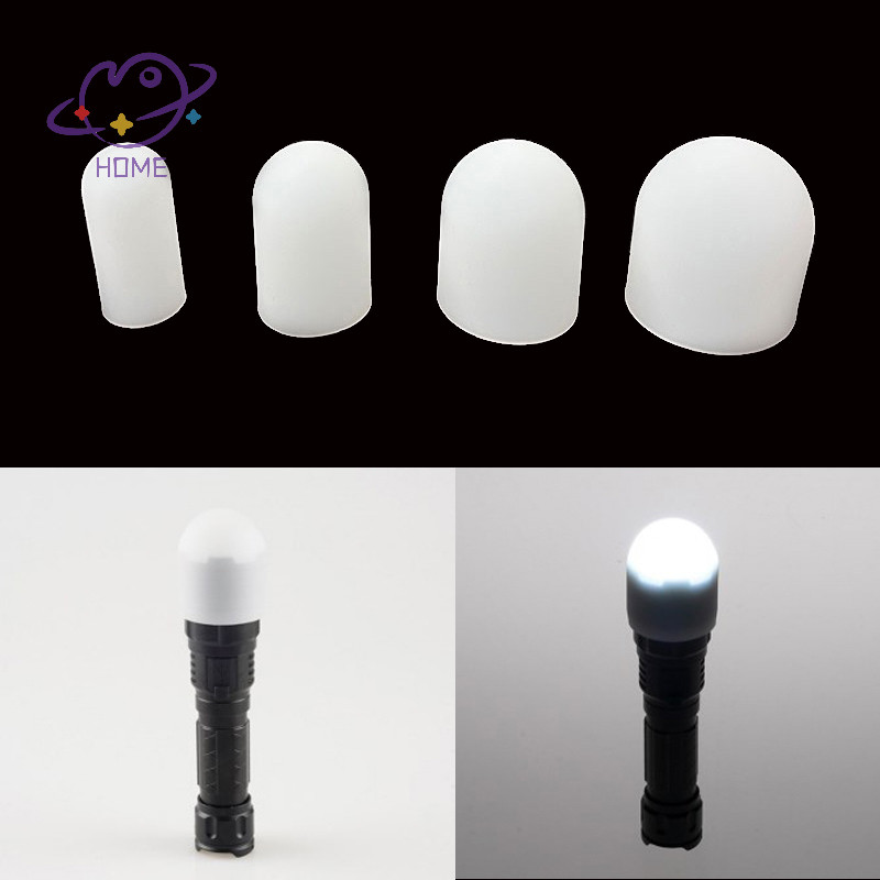 [mayhome] Tấm khuếch tán đèn pin đàn hồi bằng silicon Tấm che đèn che đèn {TH}