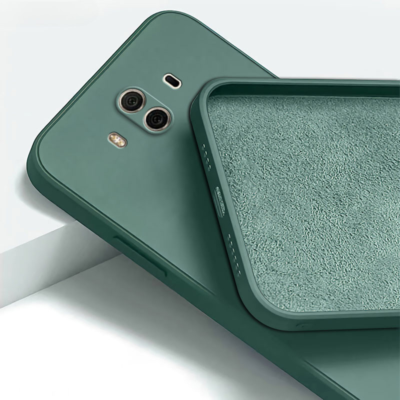 Huawei Mate10 Mate10Pro Mate9 Vỏ điện thoại TPU mềm bằng silicon lỏng sang trọng chống sốc cho Huawe