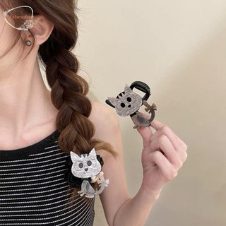 Mxbeauty Mèo Vuốt Tóc, Hình Học Y2k Mèo Dây, Mũ Đội Đầu Retro Trái Tim Tình Yêu Phụ Kiện Tóc Hoạt Hình Cá Mập Kẹp Cô Gái