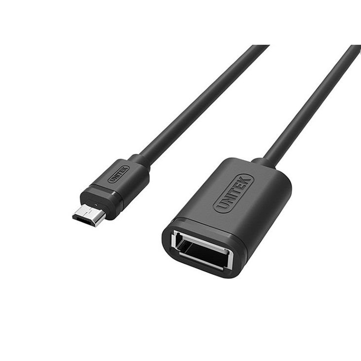 Cáp chuyển OTG từ Micro USB ra USB. Cable Usb to Micro OTG Unitek YC 438