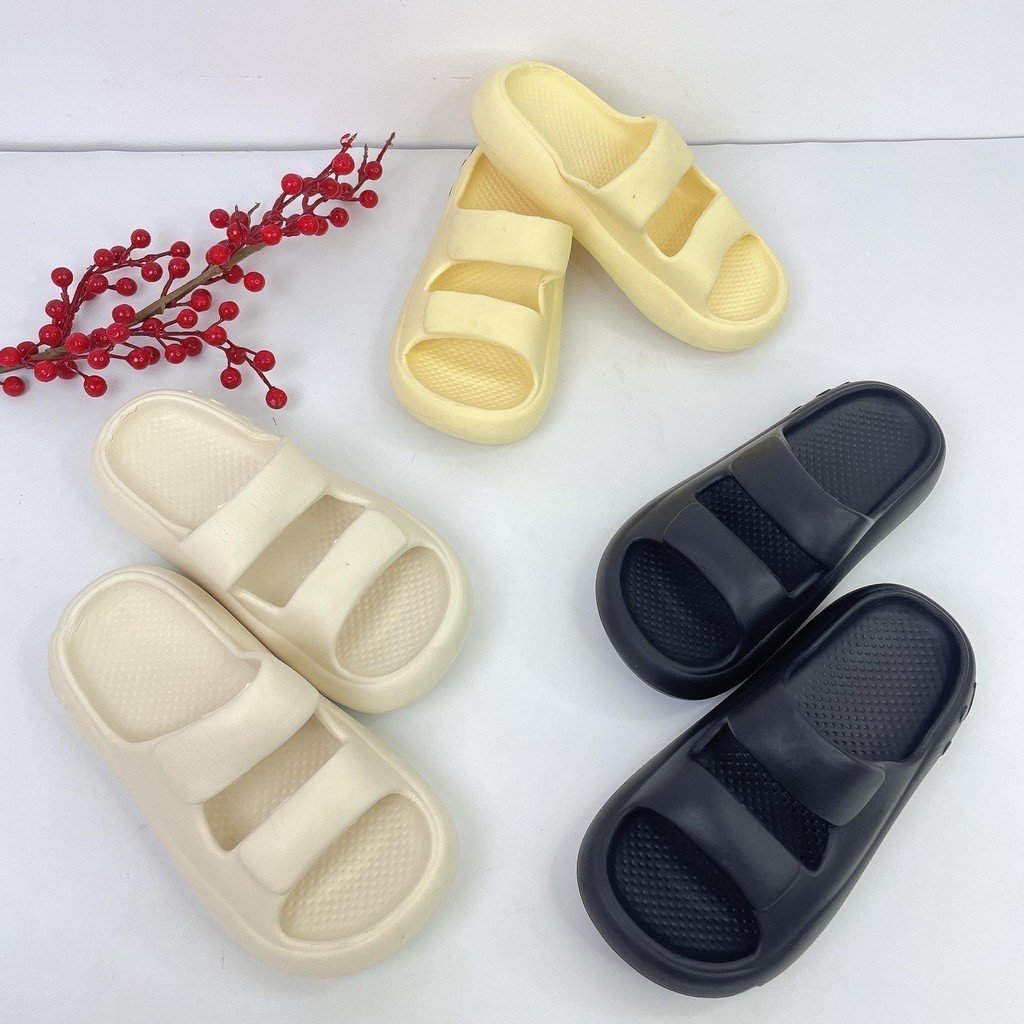 POT004 - Dép nữ thời trang mùa hè, dép quai ngang nhiều màu chất Eva chống trơn trượt thoáng khí