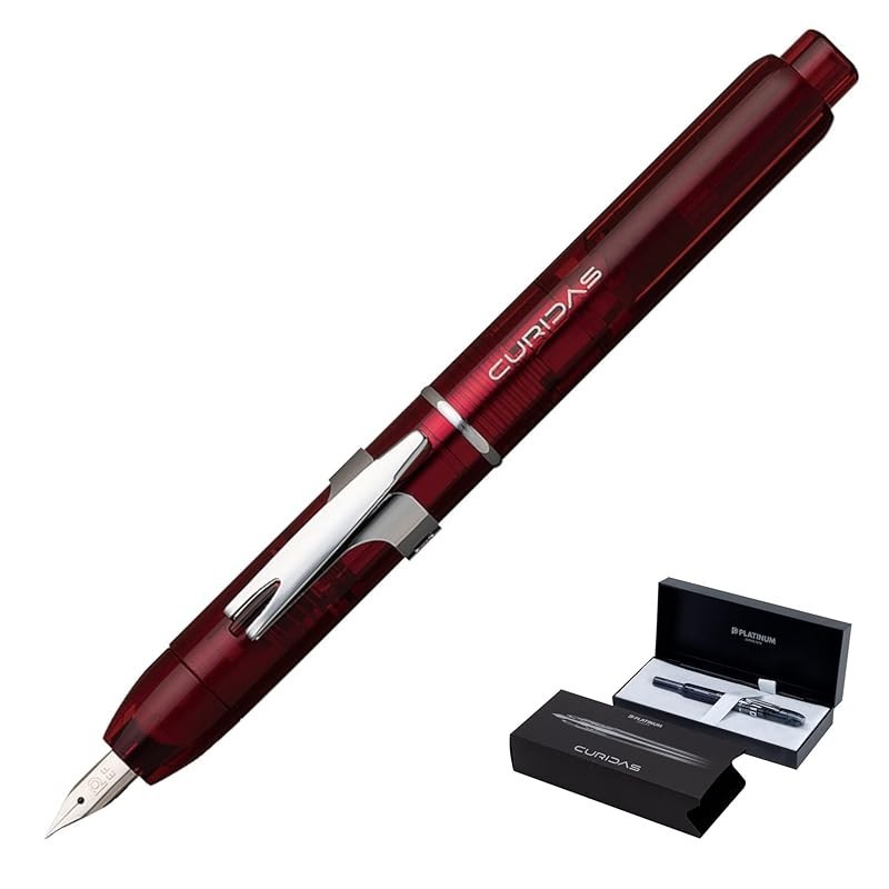 Luxury Fountain Pen Curidas Grand Red Medium Nib PKN-7000#77-3