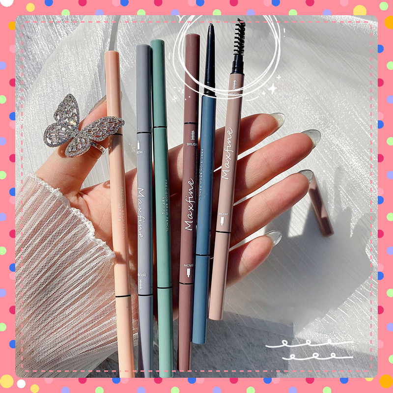 Chì Kẻ Mày Hai Đầu Chống Mồ Hôi Phong Cách Học Đường