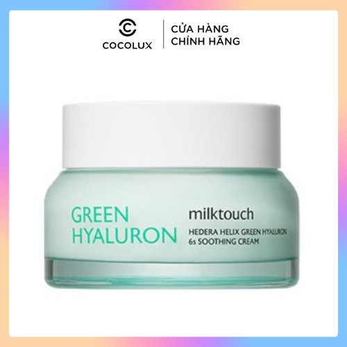 Kem Dưỡng Milk Touch Hedera Helix Green Hyaluron 6sec Moisture Cream 50ml