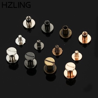 Set 10 đinh tán đầu tròn phẳng 5/6.5/8mm chuyên dụng cho trang trí đồ da