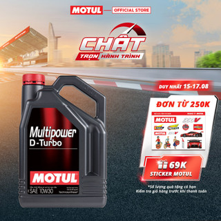 Dầu nhớt xe ô tô máy dầu multipower d-turbo 10w30 6l