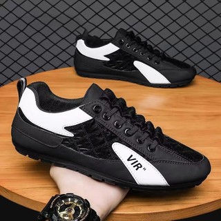 Giày Đậu Hà Lan Giày Nam Slip-On Lái Xe Chống Trơn Trượt Đế Mềm Thường Ngày Phù Hợp Với Thời Trang Ngoại Thương Mùa Xuân Phong Cách Mới Thoáng Khí Vận Chuyển