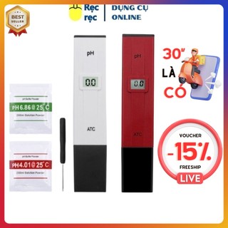 [Đã Được Hiệu Chỉnh] Bút đo pH nước, Máy đo pH hồ bể cá loại dùng tua vít điều chỉnh ATC