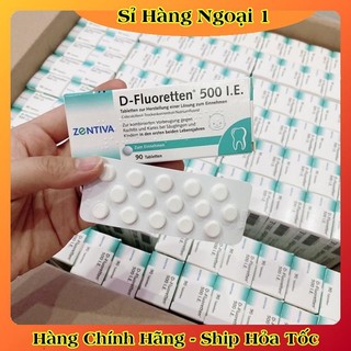 [Hàng nội địa Đức] Vitamin D3 Fluoretten 500IE cho bé giúp cứng cáp xương,hấp thụ canxi
