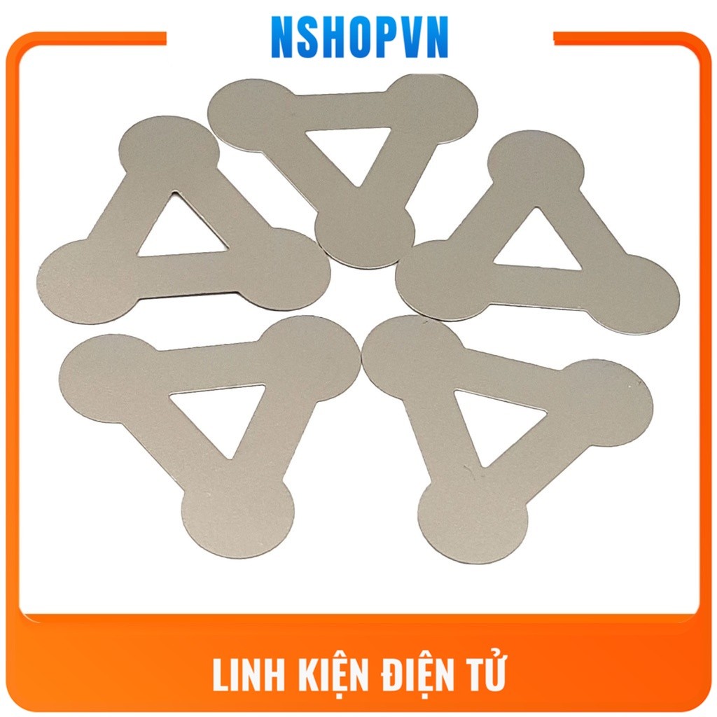 Kẽm hàn cell khối 3 pin 18650