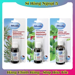 [auth] Bộ Tinh Dầu Bạc Hà, Tràm, Khuynh Diệp Mivolis Japanisches Heilpflanzenol 30 ml NỘI ĐỊA ĐỨC [Date mới nhất]