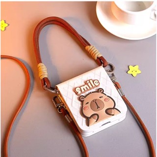 Dành Cho Samsung Galaxy Z Flip 6 Z Flip 5 Z Flip 7 Điện Thoại Di Động 3D Cứng Chống Sốc Z Flip 3 5G Ốp lưng Ốp Lưng