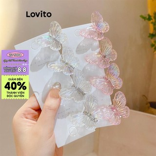 Kẹp tóc Lovito hình bướm thanh lịch cho nữ LFA18413