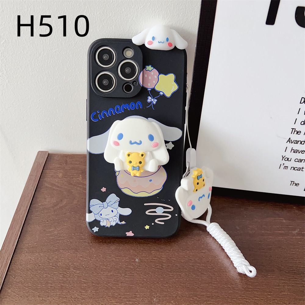Ốp lưng Cinnamoroll Samsung Galaxy J6 J6 2018 J6 + 2018 J6 Plus 2018 J6 Prime Vỏ điện thoại Dây đeo 
