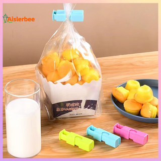 Aislerbee 4 Kẹp Túi Ăn Nhẹ Giữ Tươi Niêm Phong Tốt Nhựa Chống Ẩm Lò Xo Loại Báo Chí Thực Phẩm Niêm Phong Kẹp Để Sử Dụng Hàng Ngày