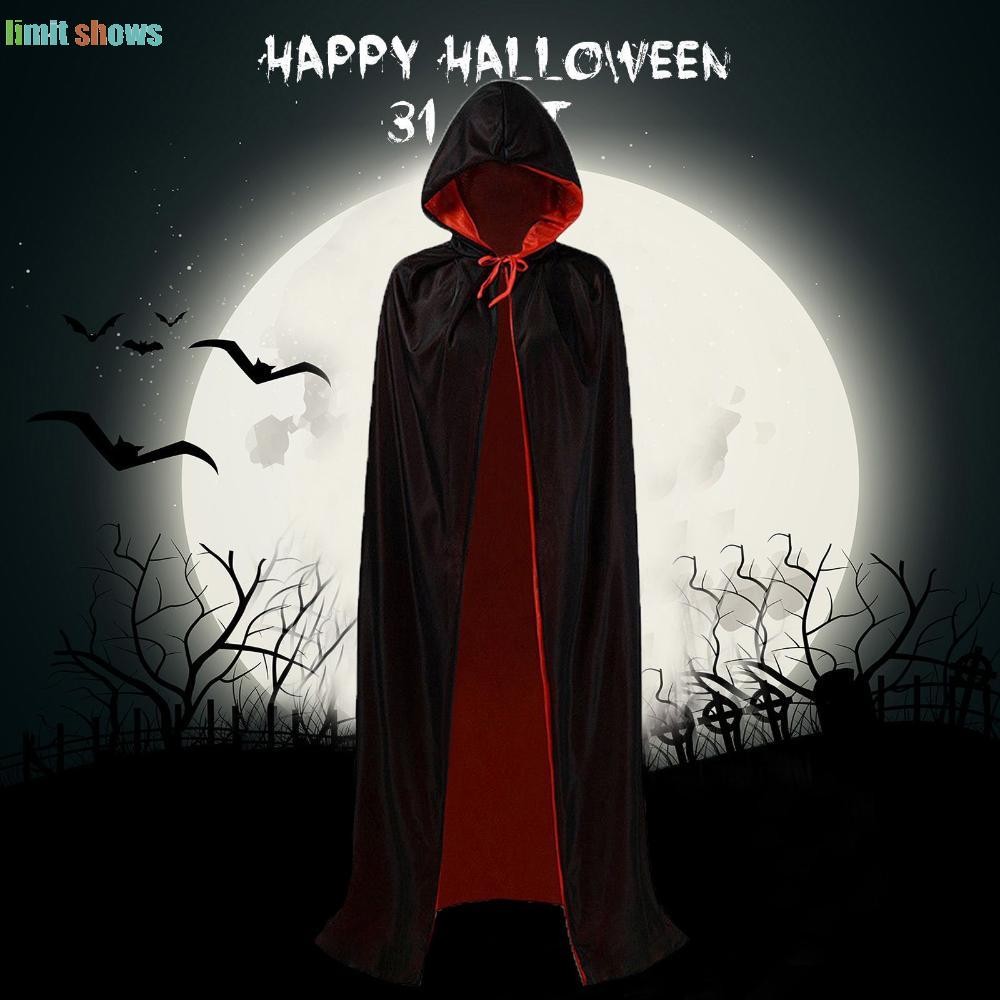 Giới HẠN HIỂN THỊ Halloween Áo choàng Cosplay Áo choàng phù thủy đảo ngược Quần áo một lớp hai lớp dành cho người lớn biểu diễn trang phục