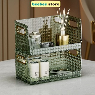 Kệ Đựng Mĩ Phẩm, Khay Đựng Đồ Họa Tiết Kim Cương Nổi Sang Trọng Có Thể Xếp Chồng Q064